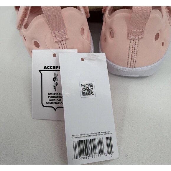 Nike Sunray Protect Water Shoes Sandals Size 1Y Kid Girl’s Pink/White Closed Toe - Picture 5 of 6